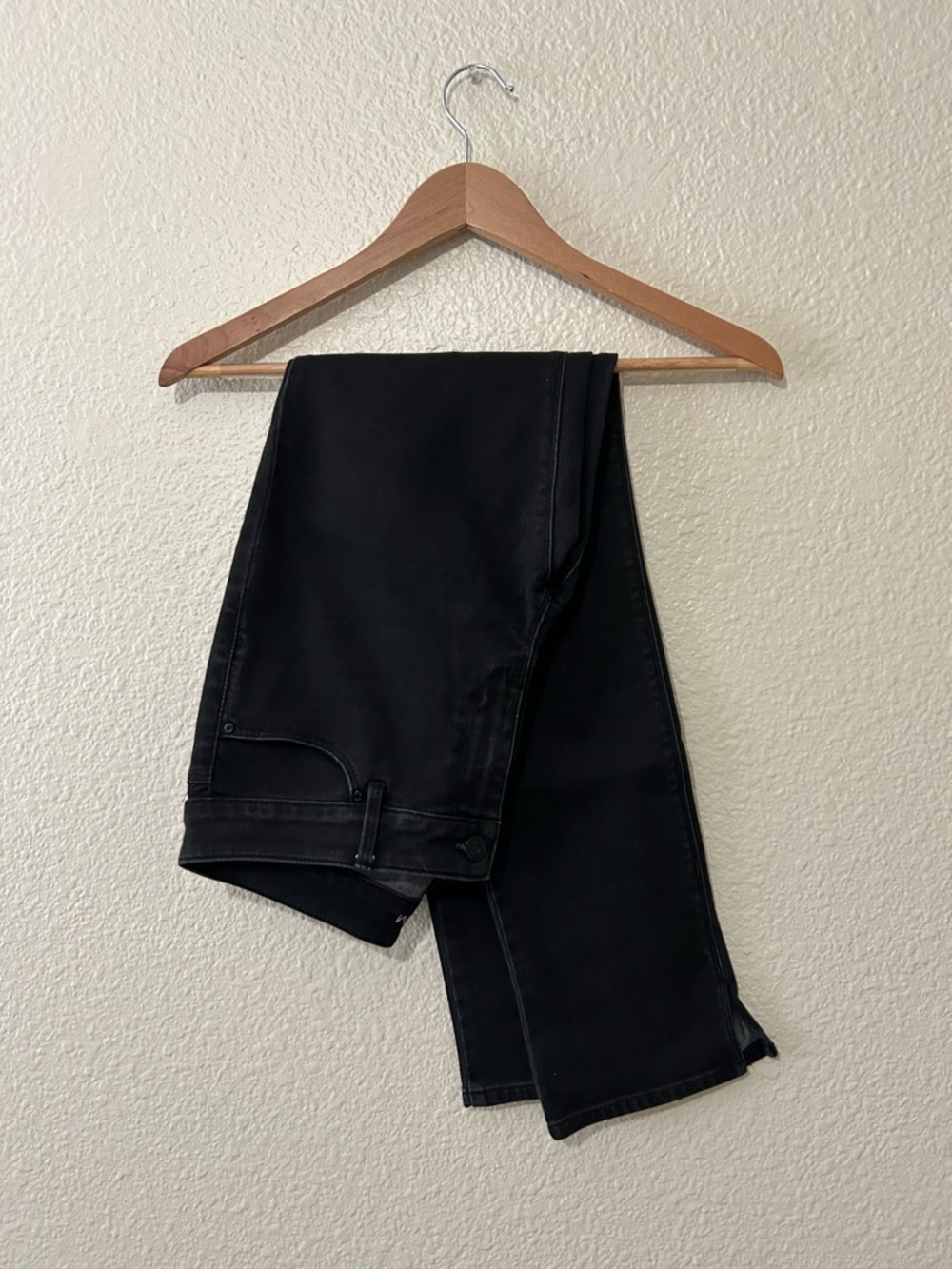 White House Black Market The Slim Black Straight-Leg Jeans